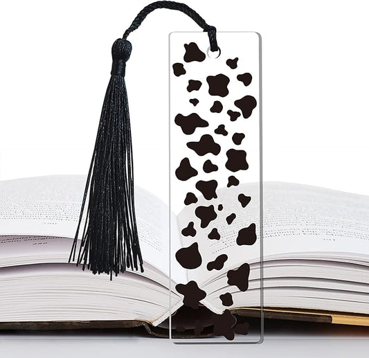 Funny Cow Book Markers for Women Inspirational, Funny Bookmarks for Students Teachers School Home Office Supplies, Friends Book Lover Sister Girl Female Gifts