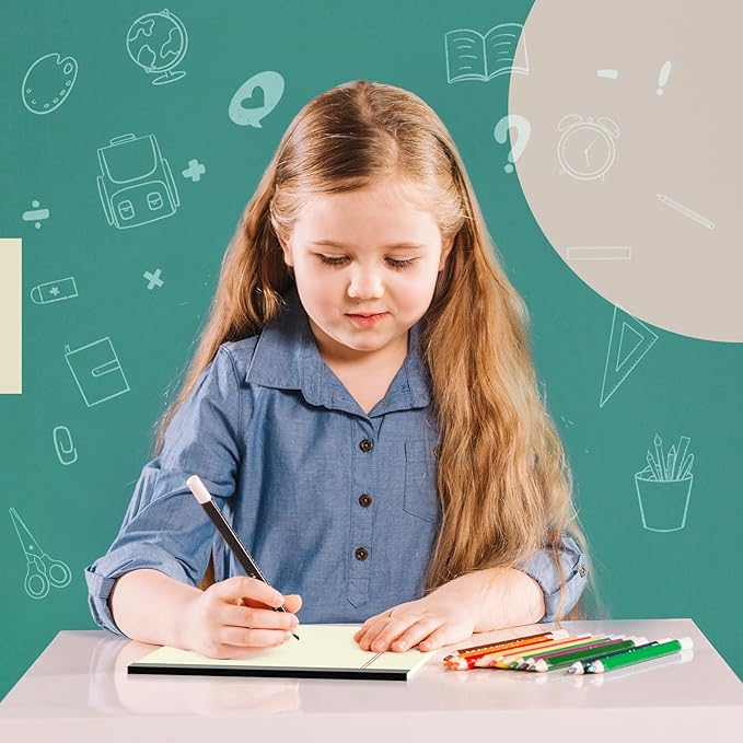 Legal Pads 8.5 x 11 inches 12 Pack Wide Ruled Note Pads 8.5 x 11 Notepads, Canary Lined Paper Study Backing Printed Writing Pads, 30 Sheets per Perforated Notepad for Business, Home, Office, School