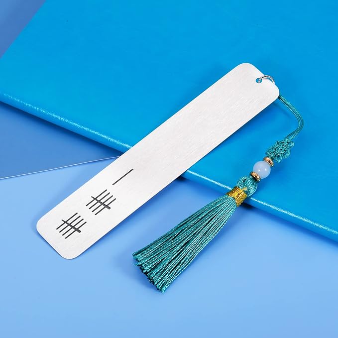 11 Year Anniversary Gifts Bookmark Steel for Husband Wife Boyfriend Girlfriend Women Men 11th Anniversary Wedding Valentine Christmas I Love You Gifts for Couples Male Female Bookmark Lover Him Her