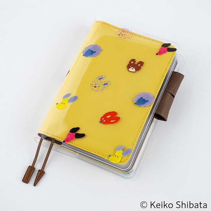 Hobonichi Techo Accessories Keiko Shibata: Cover on Cover [A6/for double covering] Dog Ears Fluttering in the Wind