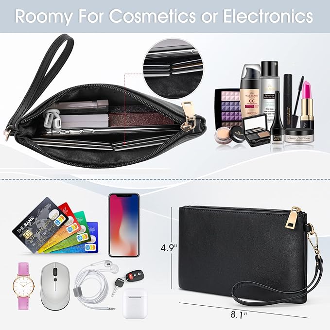 Laptop Bag for Women 15.6 Inch Laptop Tote Bags PU Leather Lightweight Womens Computer Bag Office Shoulder Bag Handbag Large Capacity Fashion Work Briefcase Bag 2PCs Black Crocodile Pattern