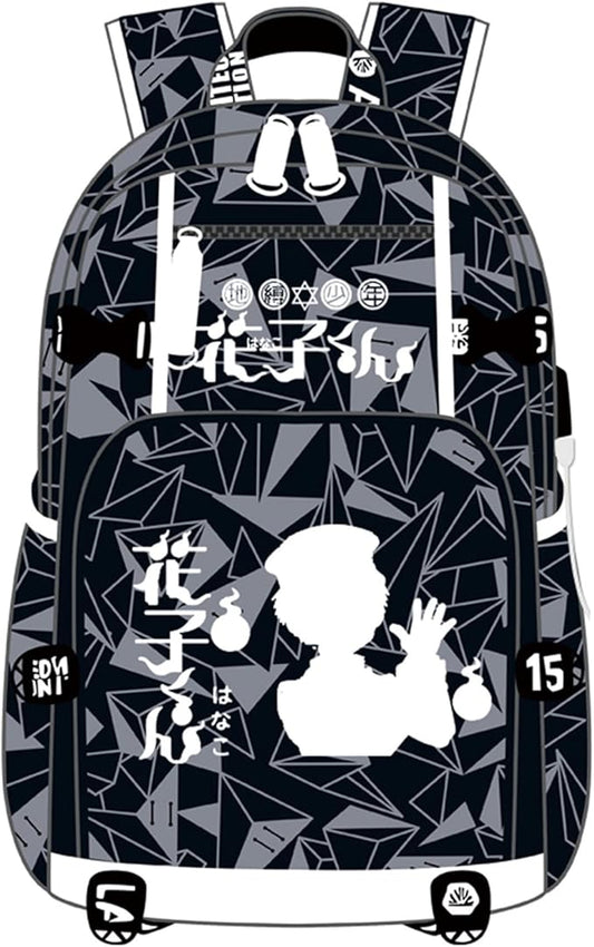 ISaikoy Anime Toilet Bound Hanako kun Backpack Satchel Bookbag Daypack School Bag Laptop Shoulder Bag Style18