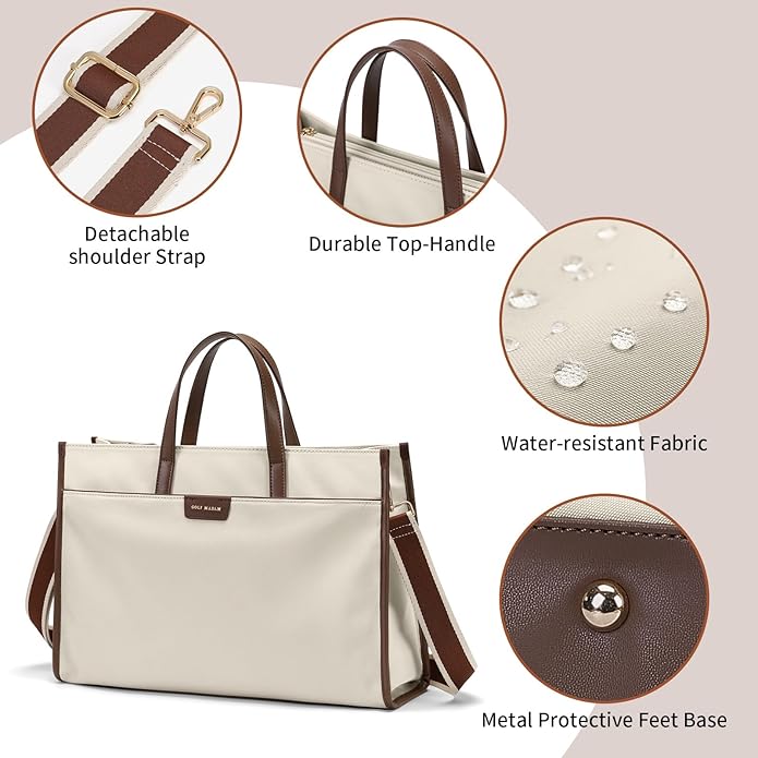 Laptop Tote Bag for Women Laptop Messenger Shoulder Bags for Women Business Office Work Bag Briefcase
