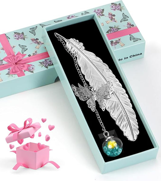 Christmas Stocking Stuffers for Women - Bookmark Birthday Gifts for Women Mom Teacher Best Friend Sister Coworkers - Unique Holiday Funny Bookmarks for Book Lovers - Gifts for People Who Like to Read