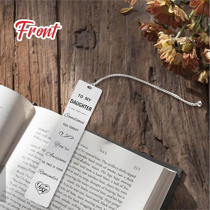 Jzxwan Daughter Christmas Gifts from Mom and Dad, Personalized Birthday Graduation Gifts for Daughter, Sometimes You Forget You're Awesome Gift Ideas for Daughter