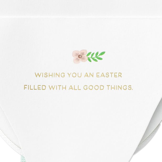 Hallmark Signature Easter Card (Easter Basket, Vintage Design) (Pack of 2)