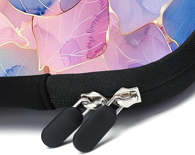 11.6-12.2 inches Laptop Sleeve Chromebook Case Ultrabook Case Notebook Sleeve Tablet Case Neoprene Handle Sleeve for Men Women, Two Pockets(Leaf)