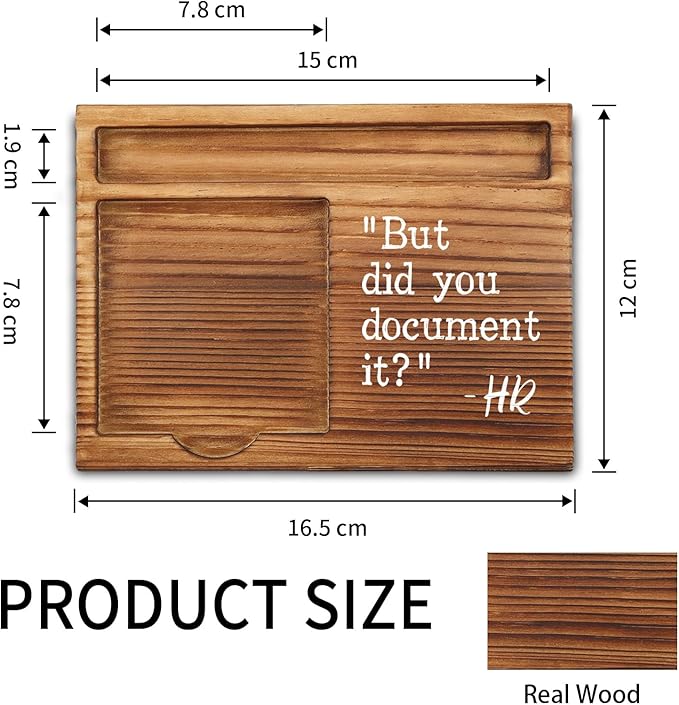Thank You HR Sticky Note Holder, Funny Human Resources Gifts, HR Gifts for Coworkers, HR Retirement Graduation Appreciation Gifts for Women, Men, Self-Stick Note Pad Holders ZSS21