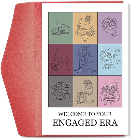 Funny Engaged Era Card for Friends, Engagement Gift for Newly Engaged Couples, Wedding Card for Bride to be, Engagement Congratulations Card for Engagement Party, Welcome to your Engaged Era