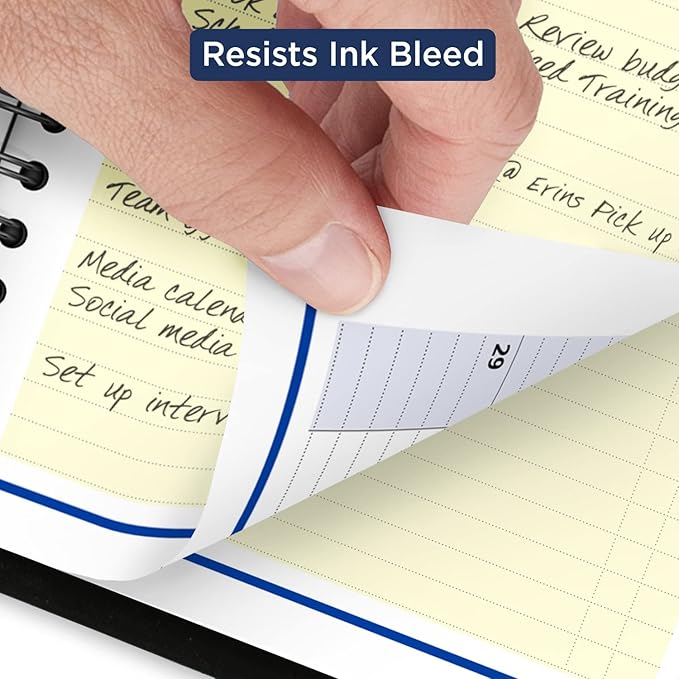 AT-A-GLANCE 2024 Weekly & Monthly Appointment Book Planner, 5" x 8", Small, QuickNotes, Black (76020524)