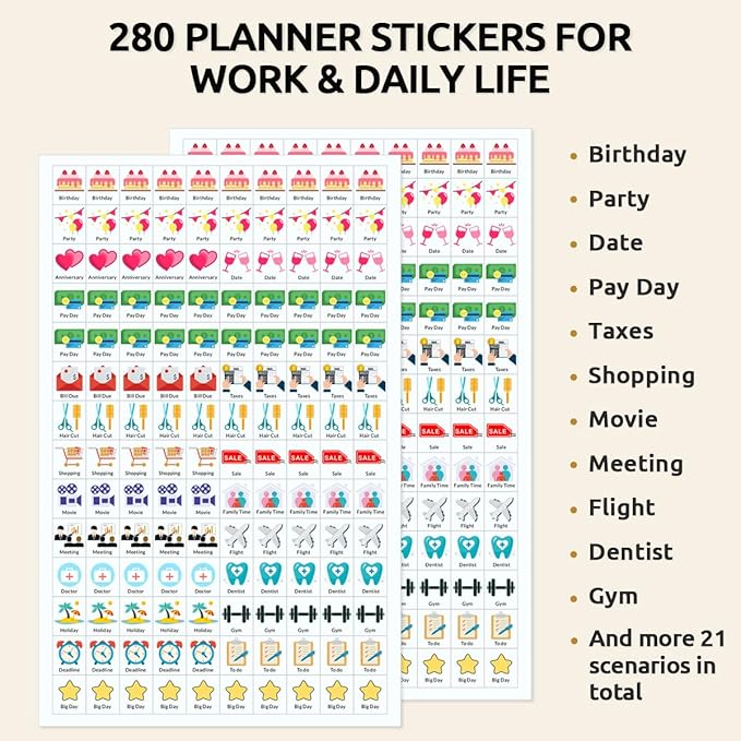 SKYDUE 2025 Magnetic Calendar for Refrigerator, Fridge Calendar 2024-2025, Jul 2024 to Dec 2025 18 Months Magnetic Calendar, 10" x 8", Holiday Theme