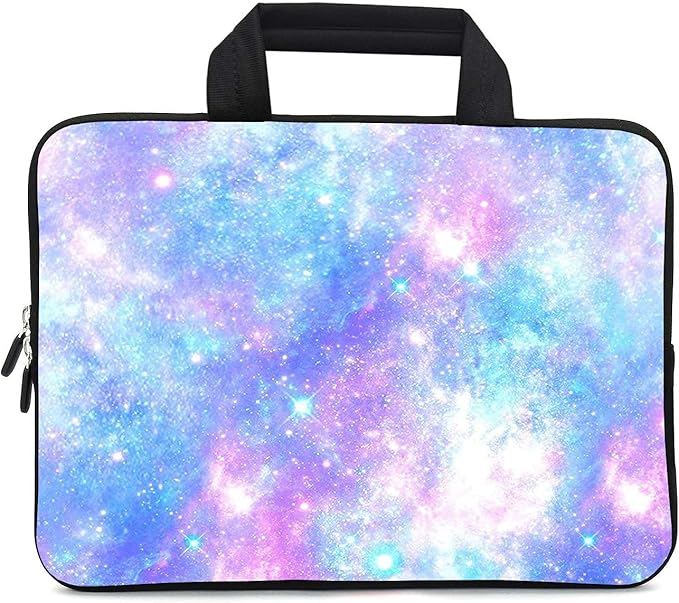 11.6 12 12.1 Inch Laptop Carrying Bag Protective Chromebook Case Pouch Netbook Notebook Ultrabook Bag Tablet Sleeve Cover Travel Briefcase with Handle For Men Women (galaxy-1)