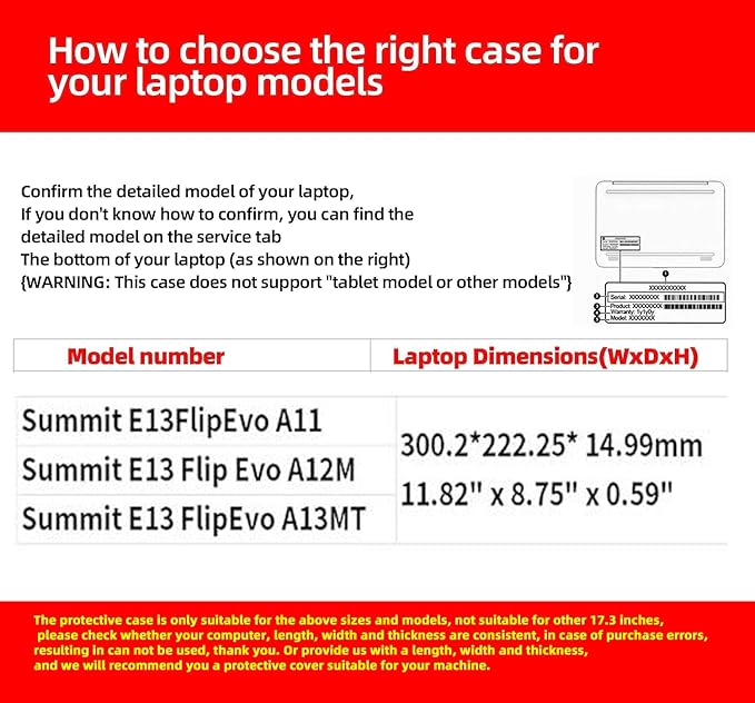 Laptop Cover for MSI Summit E13 Flip Evo Professional Laptop A11MT-022 /Summit E13 Flip Evo A12M / E13 FlipEvo A13MT 13" PU Leather Inside Pocket Cover (Blue)