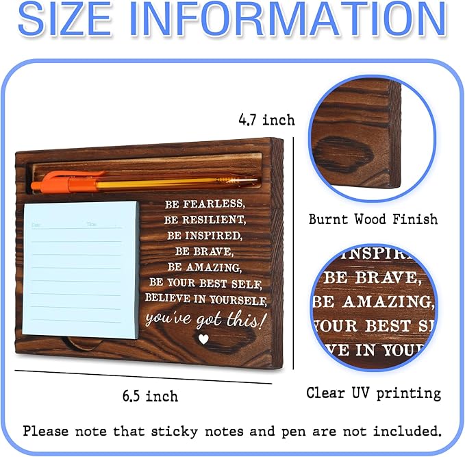 Funny Encouragement for Men Women, Support, Get Well, You Got This Motivate, Promotion,Cheer Up Gift for Him Her Coworker Friends Assistant Office Desk Self-Stick Note Pad Holders SD127