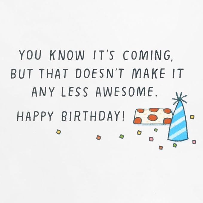 Hallmark Shoebox Funny Birthday Card (School Pizza)