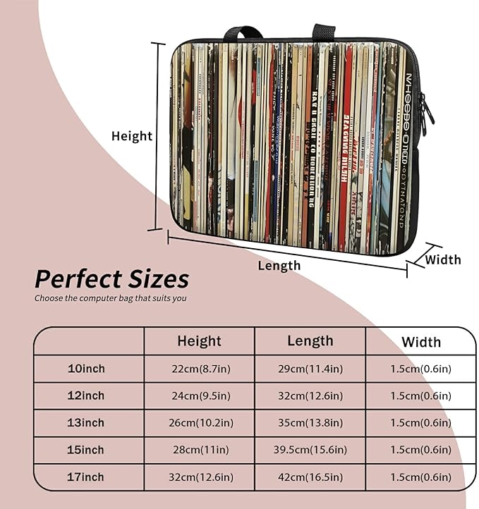 Laptop Sleeve Case Bag 15 inch, Books Slim Carrying Case Durable Handbag Travel Laptop Bag for 15 inch MacBook Air M3/M2/15 Pro/Surface Laptop 7/6/5/4/3/ Dell XPS 15 Plus