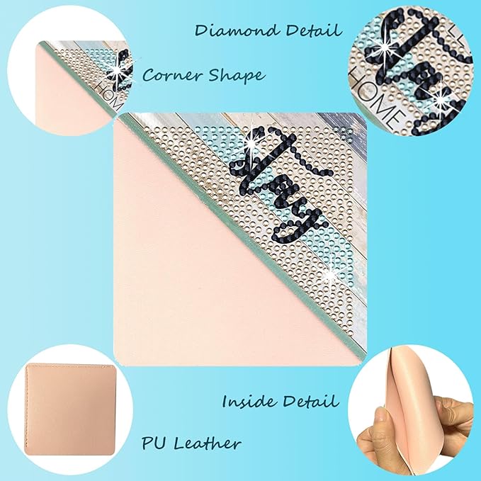 Diamond Art Painting Bookmarks,8Pcs DIY Cute Diamond Art Kits for Adults, Corner Bookmarks Small Crafts Kit for Women Book Lovers (Bible)