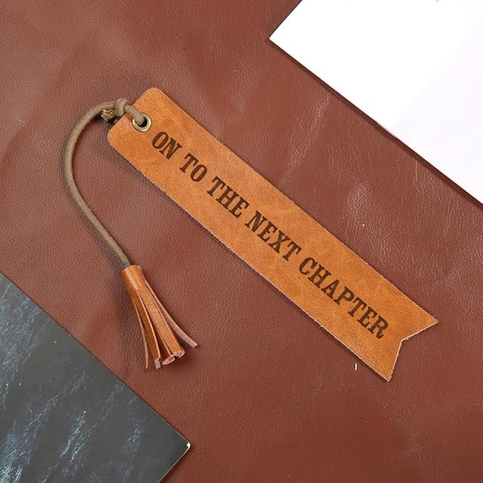 Custom Bookmark Leather Bookmarks for Men Women Teen Boys Girls Favor Bookmark Wedding Reader (Custom You Text)