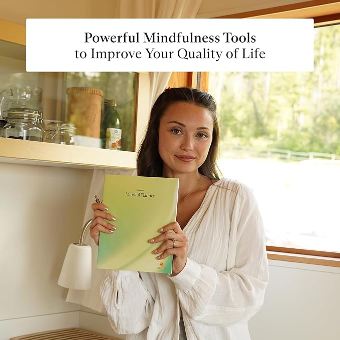 Switch Research Mindful Planner (Awareness) - Evidence-Based Life Organizer - 31-Day Goal Planner to Develop Presence & Mindful Awareness - Daily Planner With Prompts
