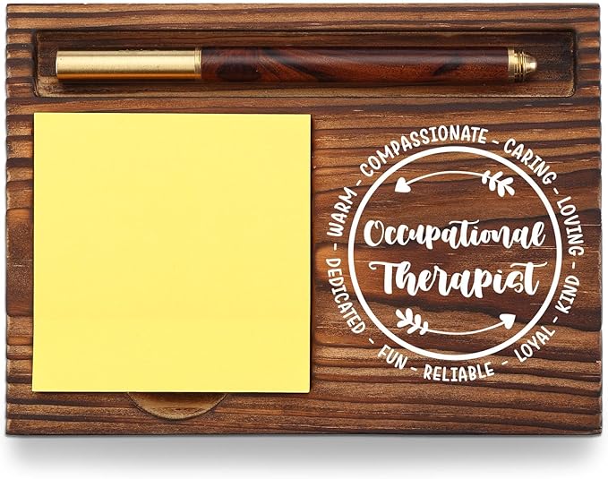 Occupational Therapist Sticky Notepad Holder, Occupational Therapy Appreciation Gifts, Thank You Gifts for Occupational Therapist Therapy, Therapy Doctor Gifts Sticky Note Pad Holder TZP27