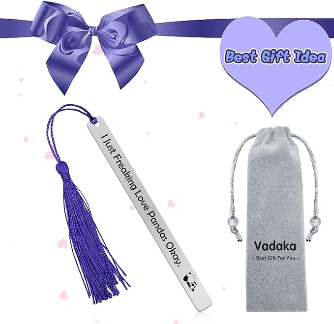 Panda Bookmark Panda Lover Gift Bookmark Book Lover Gift Animal Lover Gift for Girls Gift for Panda Lover Panda Theme Bookmark Christmas Graduation Birthday Gift for Panda Lover Daughter