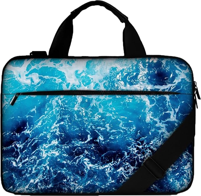 icolor 15" Laptop Shoulder Bag Carrying Holder 14.2" 15.4 inch Computer Tablet Canvas Handbag Case Notebook Messenger Briefcase