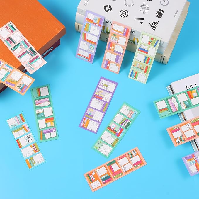 LiYiQ 100 Pcs Book Lovers Bookmarks Double-Sided Bookmark Book Tracker Page Markers Book Markers Set for Kids Reading Bookmarks Gift for Women