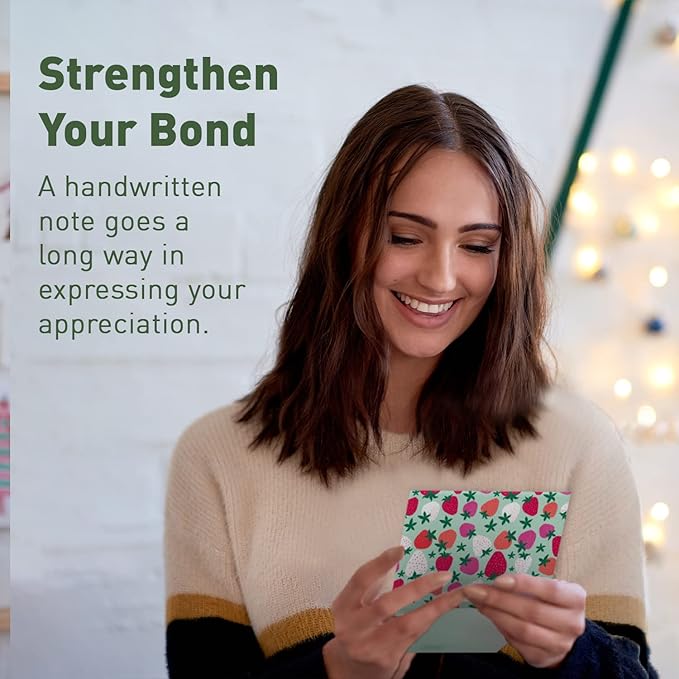 S&O Blank Cards for All Occasions in One Box Set - Blank Notecards with Envelopes for Handwritten Messages - All Occasion Tags Assortment Box with Covers - 24 Vibrant Letter Slips and Envelopes Pack