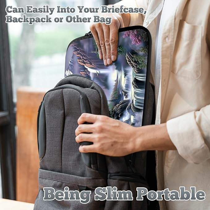 Laptop Sleeve Case Bag 13 inch, Eagle Landscapes Slim Carrying Case Durable Handbag Travel Laptop Bag for 13 inch MacBook Air M3/M2/Pro M2/ 13" iPad Pro/Air M4/M2 2024