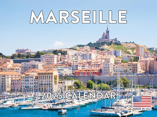 Marseille France Calendar 2025 Monthly Wall