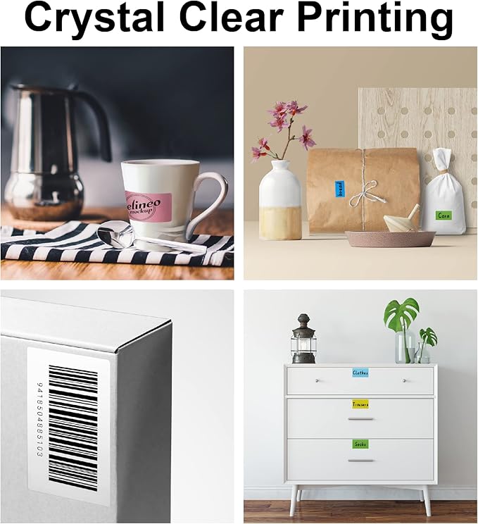 Hybsk 2.25x1.25 inch Color Direct Thermal Labels for Shipping, Barcodes, Address, Compatible with Rollo Label Printer & Zebra Desktop Printers(2.25"x1.25",Light Blue)