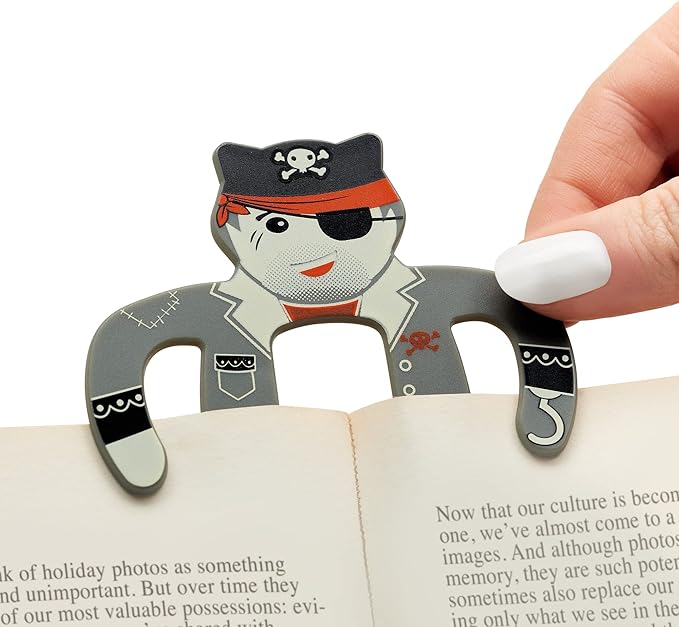 Page Pals Bookmark Bookholder | Page Holder | Music Holder Clip | Music Paper Holder | Magazine, Cookbook | Reading in Bed at Home | Office, Desk, Kitchen Use | Novelty Reading Gift Idea