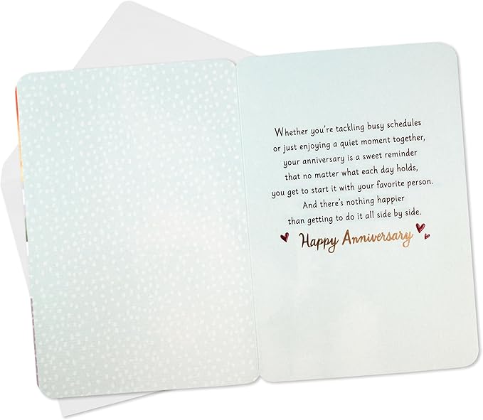 Hallmark Anniversary Card for Couple (Coffee, So Good Together)
