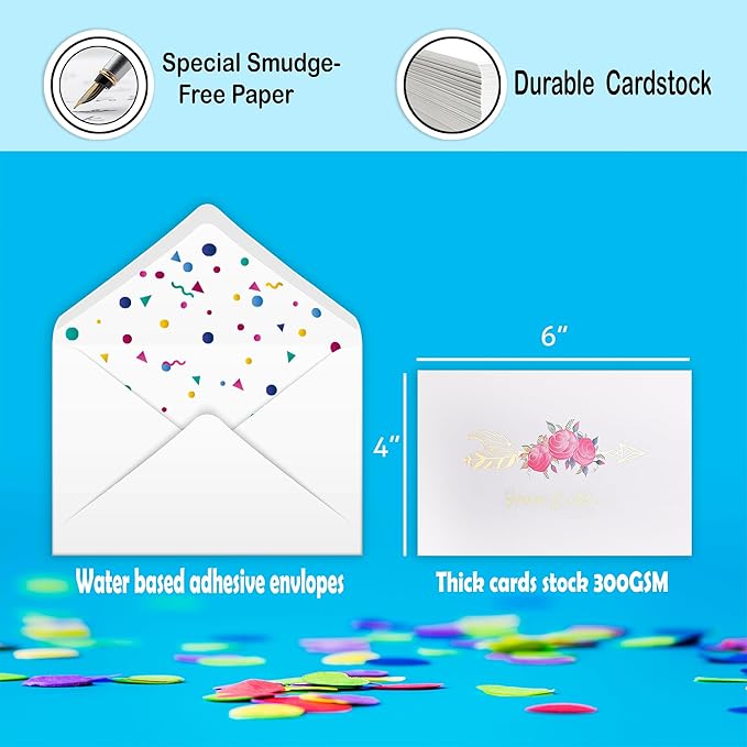 Happy Birthday Cards Bulk with Envelopes, 100 Pack, 10 Unique Gold Foil Designs, Organizer Box, Stickers, and Seals - 4x6 Inches, Thick Card Stock Set, Ideal for Kids, Men, Women, and Elderly