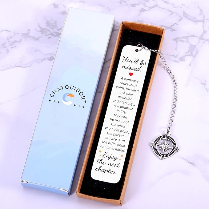 Farewell Gifts for Coworkers, Going Away Gifts for Coworkers Women Bookmark, Coworker Leaving Gifts for Women, Goodbye Gifts for Coworkers, Retirement Gift for Woman Men, Christmas Gifts for Coworkers