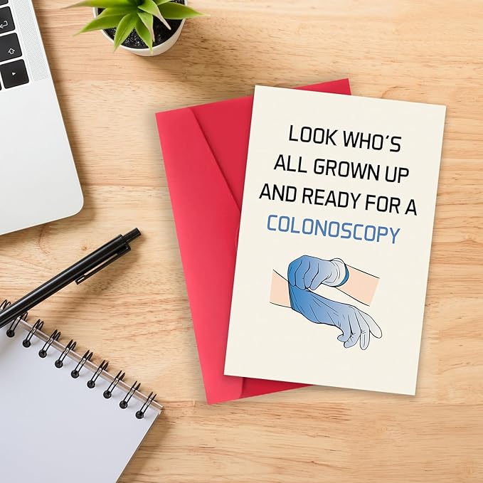 Funny Birthday Cards for Women Men, Birthday Prank Gifts Cards, Interesting Doctor To Do The Examination Card for Family, Naughty Funny Cards for Sister Brother, Rude Bday Cards for Friends