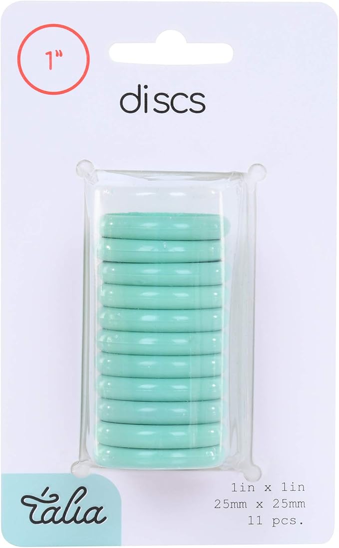 Talia Discbound Notebook - Discs (Sage Green, 1Inch)