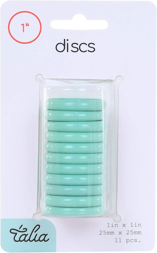 Talia Discbound Notebook - Discs (Sage Green, 1Inch)