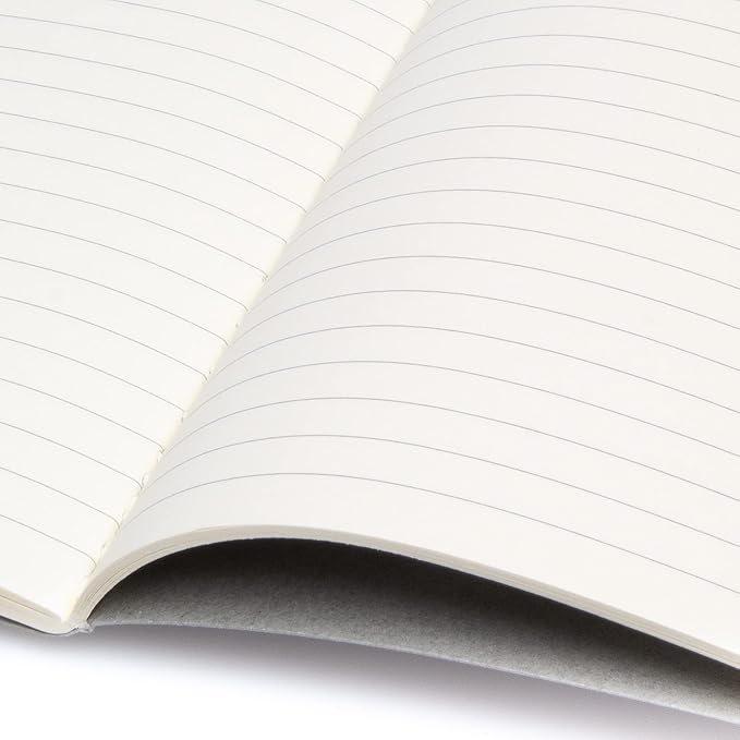 Simply Genius A5 Notebooks for Work, Travel, Business, School & More - College Ruled Notebook - Soft Cover Journal for Women & Men - Lined Note Books with 92 Pages, 5.5" x 8.3" (Gray, 30 Pack)