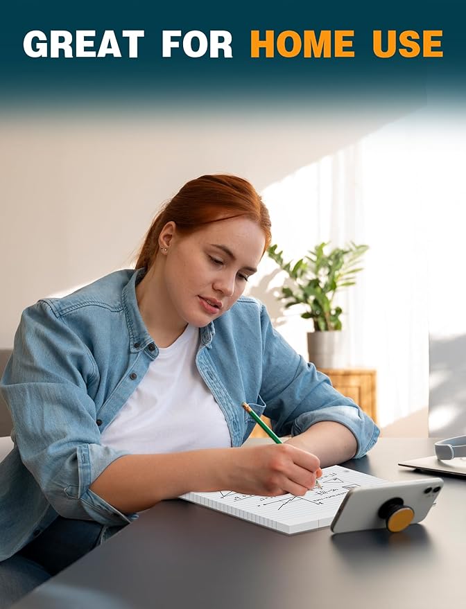 Loose Leaf Paper, 75 Sheets, Filler Paper 8.5 x 11, 3 Hole Pouched, Standard, Wide Ruled Loose Leaf Notebook Paper 8.5 x 11 Inch for Binder, A4 Loose Leaf Filler Paper for Work School Student, White