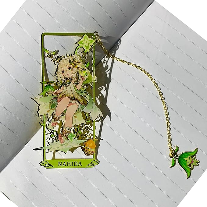 Balladeer with Chain Original Genshin Impact Metal Bookmark - Collect All Your Favorite Characters!