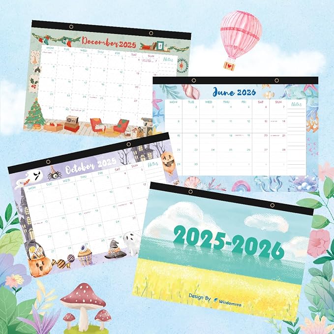 designs 2025 desk calendar,2025 wall calendar,11.8x17 inches large calendar with schedules and holidays, calendar 2025 for family and office planning, gift for christmas, new year