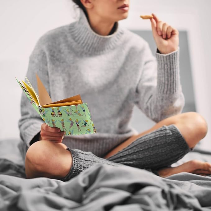 Tinkerbell Gift Tinkerbell A6 Size Refillable Leather Journal Cartoon Lovers Gift Pixie Fairy Tale Gift Princess Fans Gift Fairy Tale Movie Gift(Princess Tinker A6)