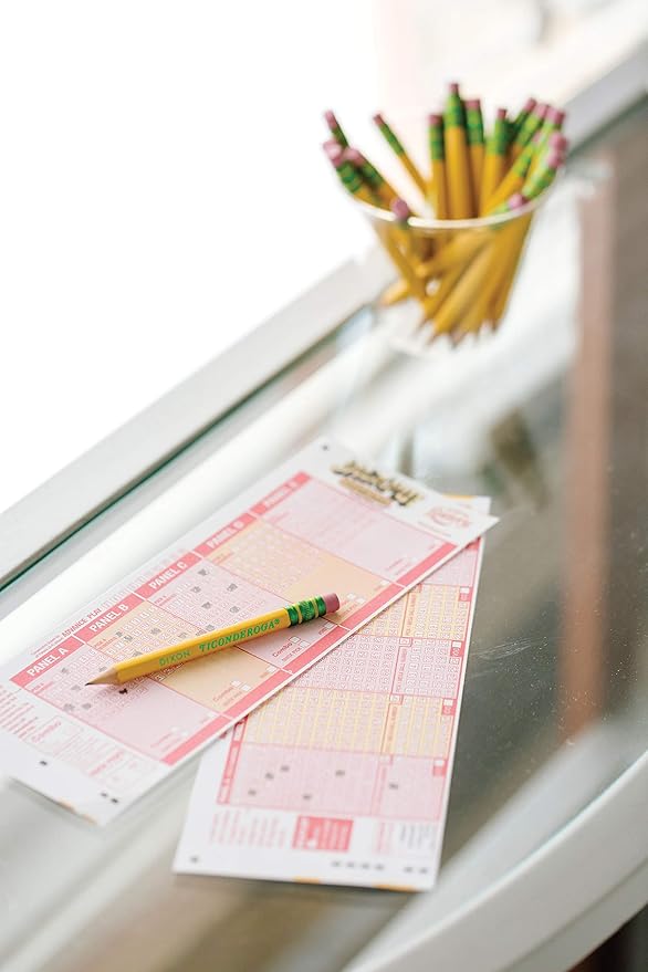 Ticonderoga Golf Pencils, #2 HB Soft, Pre-Sharpened, Yellow (13472) (Pack of 12, 864 Count Total)