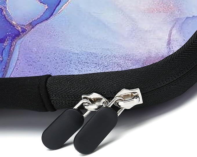 11.6-12.2 inches Laptop Sleeve Chromebook Case Ultrabook Case Notebook Sleeve Tablet Case Neoprene Handle Sleeve for Men Women, Two Pockets(Purple)