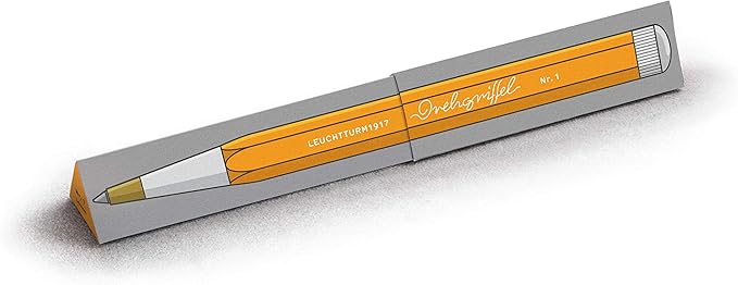 LEUCHTTURM1917 - Drehgriffel Writing Pen (Warm Earth) - Ballpoint Pen with Royal Blue Ink Included