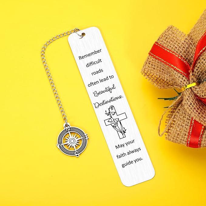 Christening Gifts for Women Baptism Gifts Church Bookmark Catholic Grauduation Christmas Gifts for Him Her Birthday Gifts for Boys Girls