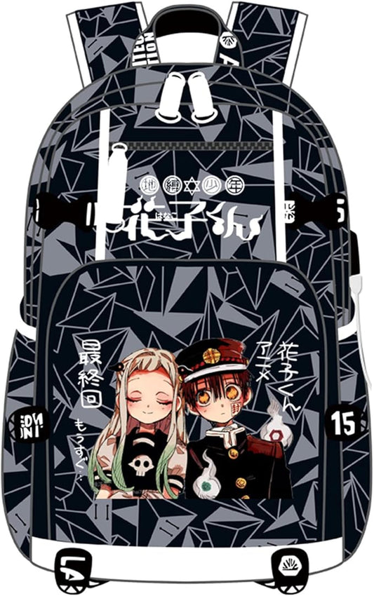 ISaikoy Anime Toilet Bound Hanako kun Backpack Satchel Bookbag Daypack School Bag Laptop Shoulder Bag Style23