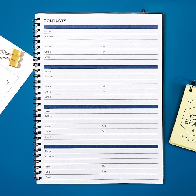 Cheneyboo Calendar Planner 2025 - January 2025-June 2026, Calendar Planner 2025-2026, 7.5"x10.2" Large Size Planner with Double Inner Pocket, 18 Month Calendar Planner