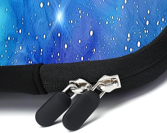11.6-12.2 inches Laptop Sleeve Chromebook Case Ultrabook Case Notebook Sleeve Tablet Case Neoprene Handle Sleeve for Men Women, Two Pockets(Starry Sky